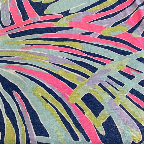 Lilly Pulitzer The Essie Dress in Indigo Sea Dreamin  smock neck gold buttons M - Picture 11 of 16